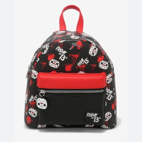 Friday the 13th Jason Horror Movie Print Mini Backpack New main image 6